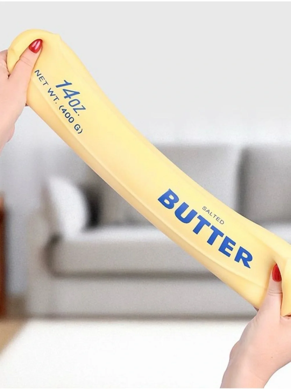 Squeeze Yellow Butter Stretchy Suishy